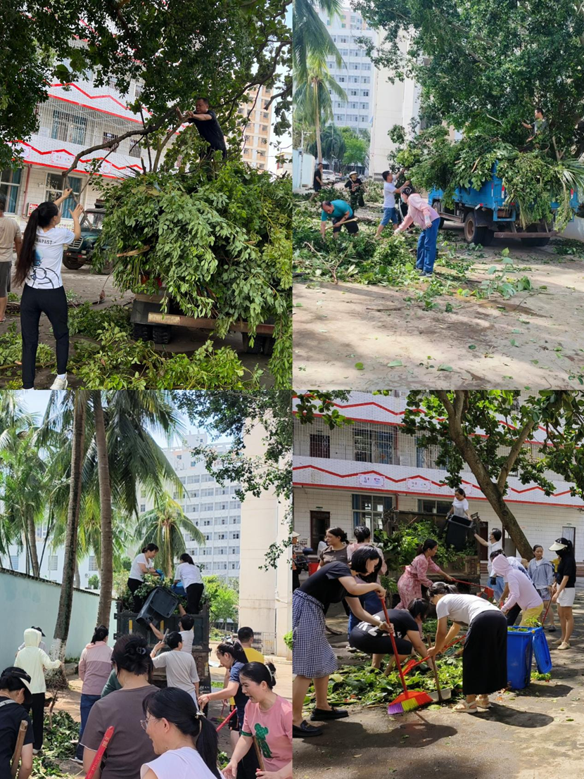 颜射
教职工返校清理校园 做好灾后恢复工作