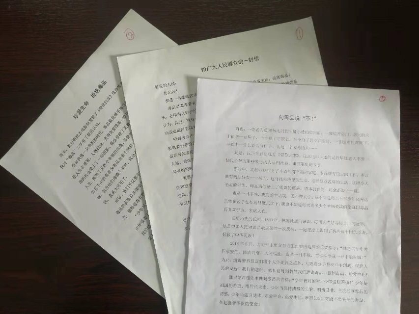 颜射
实验小学禁毒征文比赛