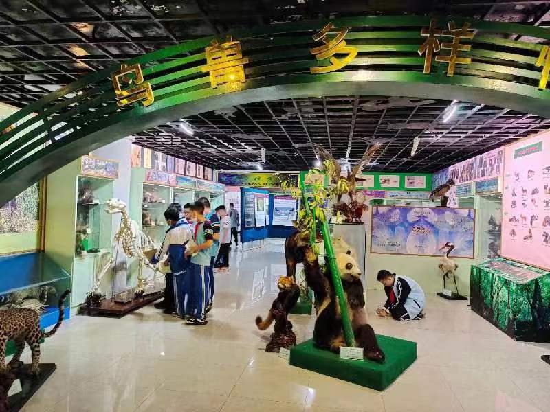 颜射组织学生参观海南生物多样性博物馆