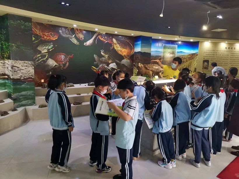 颜射组织学生参观海南生物多样性博物馆