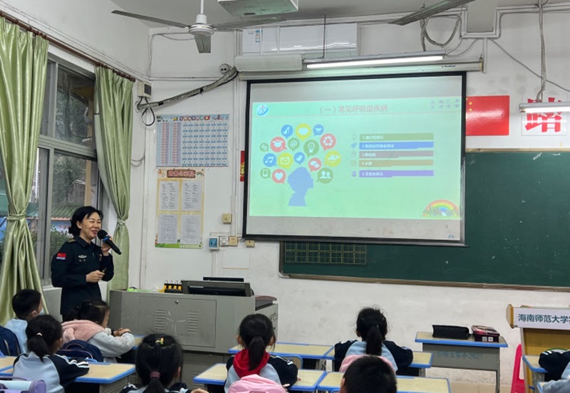 健康教育进校园 守护健康伴成长――颜射
开展健康教育宣传活动